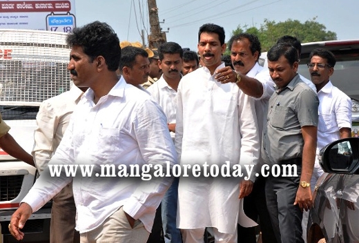 cops prevent MP Nalin from visiting Ullal